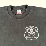 Vintage 1993 Welcome to Hell DC Police Novelty T-Shirt