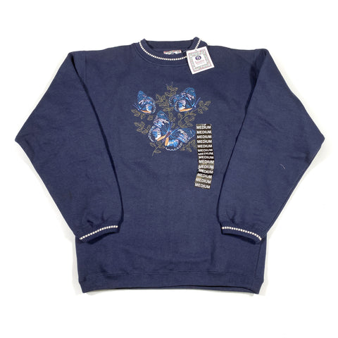 Vintage 90's 5 Seasons Butterfly Crewneck Sweatshirt