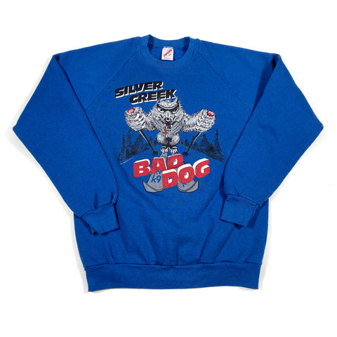 Vintage 80's Silver Creek Bad Dog Crewneck Sweatshirt