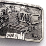 Vintage 1985 Case IH "A Fresh Team for Today's Farmer" Limited Edition Belt Buckle