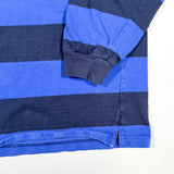 Vintage 90's K.A.D. Blue Striped Rugby Shirt