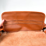 Vintage 90's Dooney & Bourke A290260 Saddle Tan Cavalry Flap Bag