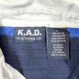 Vintage 90's K.A.D. Blue Striped Rugby Shirt