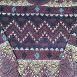 Vintage 90’s Campus Fair Isle Knit Sweater