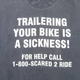 Vintage 1999 Laconia Motorcycle Week "Scared 2 Ride" Graphic T-Shirt