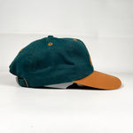 Vintage 90's John Deere Two-Tone Patch USA Made Strapback Hat