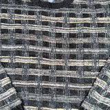 Vintage 90’s Dockers Textured Grid Knit Sweater