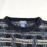 Vintage 90’s Dockers Textured Grid Knit Sweater