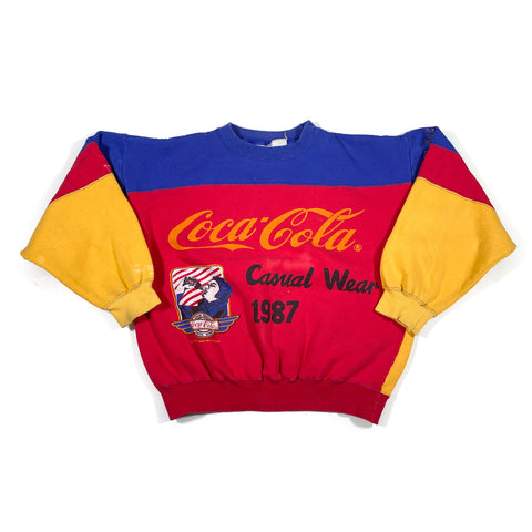 Vintage 1987 Coca-Cola Casual Wear Crewneck Sweatshirt