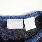 Vintage 90’s Blair Patchwork Chenille Button-Up Sweater