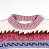 Vintage 80’s Multicolor Geometric Knit Sweater