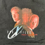Vintage 1998 The X-Files Fight the Future Double Sided TV Promo T-Shirt