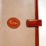 Vintage 80's Dooney & Bourke All-Weather Leather Notepad Portfolio