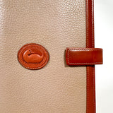 Vintage 80's Dooney & Bourke All-Weather Leather Notepad Portfolio