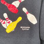 Vintage 80's Bowling Pins Crewneck Sweatshirt