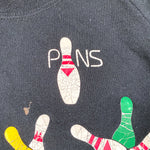 Vintage 80's Bowling Pins Crewneck Sweatshirt