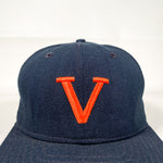 Vintage 80's UVA “V” Logo New Era Edward Scissorhands Hat