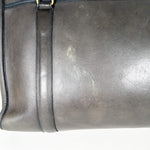 Vintage 80s Coach USA 943-1807 Black Leather Zip Top Briefcase Shoulder Bag