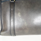 Vintage 80s Coach USA 943-1807 Black Leather Zip Top Briefcase Shoulder Bag