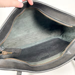 Vintage 80s Coach USA 943-1807 Black Leather Zip Top Briefcase Shoulder Bag