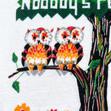 Vintage 70's Nobody's Perfect Owl Novelty Ringer T-Shirt