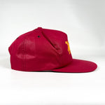 Vintage 90's Meguiar’s Wax Maroon Snapback Hat