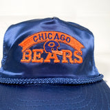 Vintage 80's Chicago Bears Satin Rope Hat