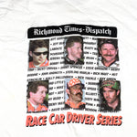 Vintage 90's Richmond Times Dispatch Race Car Drivers Series T-Shirt