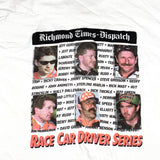 Vintage 90's Richmond Times Dispatch Race Car Drivers Series T-Shirt