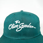 Vintage 90's Olive Garden Dave Marcis Signed Snapback Hat