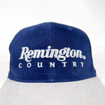 Vintage 90's Remington Country Blue & Gray Strapback Hat
