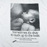 Vintage 90's INFACT Canada Breastfeeding Campaign Graphic T-Shirt