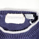 Vintage 90’s Charleston Bay Navy Argyle Knit Sweater