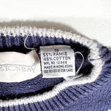 Vintage 90’s Charleston Bay Navy Argyle Knit Sweater