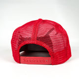 Vintage 80's George Jones "On Tour" Red Mesh Trucker Hat