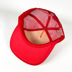 Vintage 80's George Jones "On Tour" Red Mesh Trucker Hat