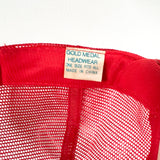 Vintage 80's George Jones "On Tour" Red Mesh Trucker Hat