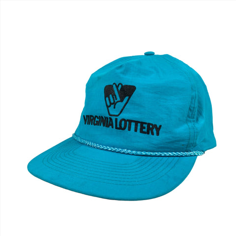 Vintage 90's Virginia Lottery Nylon Hat