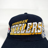 Vintage 90's Pittsburgh Steelers Grid Logo Sports Specialties Snapback Hat