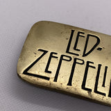 Vintage 70’s Led Zeppelin Solid Brass Belt Buckle