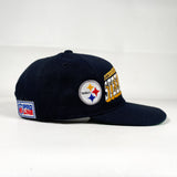Vintage 90's Pittsburgh Steelers Grid Logo Sports Specialties Snapback Hat