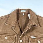 Vintage 90's Guess Jeans Brown Denim Jacket