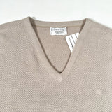 Vintage 90’s Christian Dior Textured V-Neck Sweater
