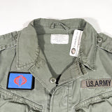 Vintage 70’s U.S. Army OG-107 Tropical Combat Coat Cobra Patch Jacket