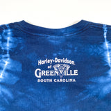Vintage 2004 Harley Davidson Greenville Tie Dye T-Shirt