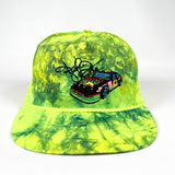 Vintage 90's Kyle Petty Mellow Yellow #42 NASCAR Tie Dye Hat