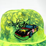 Vintage 90's Kyle Petty Mellow Yellow #42 NASCAR Tie Dye Hat