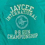 Vintage 1983 Jaycee Daisy BB Gun Champs Champion Ringer T-Shirt