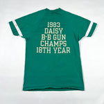 Vintage 1983 Jaycee Daisy BB Gun Champs Champion Ringer T-Shirt