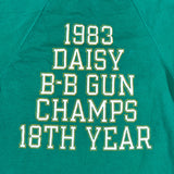 Vintage 1983 Jaycee Daisy BB Gun Champs Champion Ringer T-Shirt